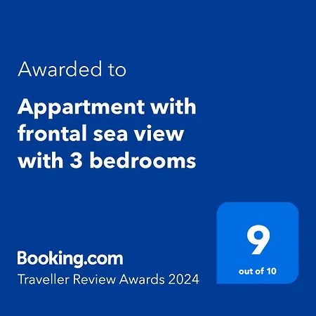 With Frontal Sea View With 3 Bedrooms Apartment *